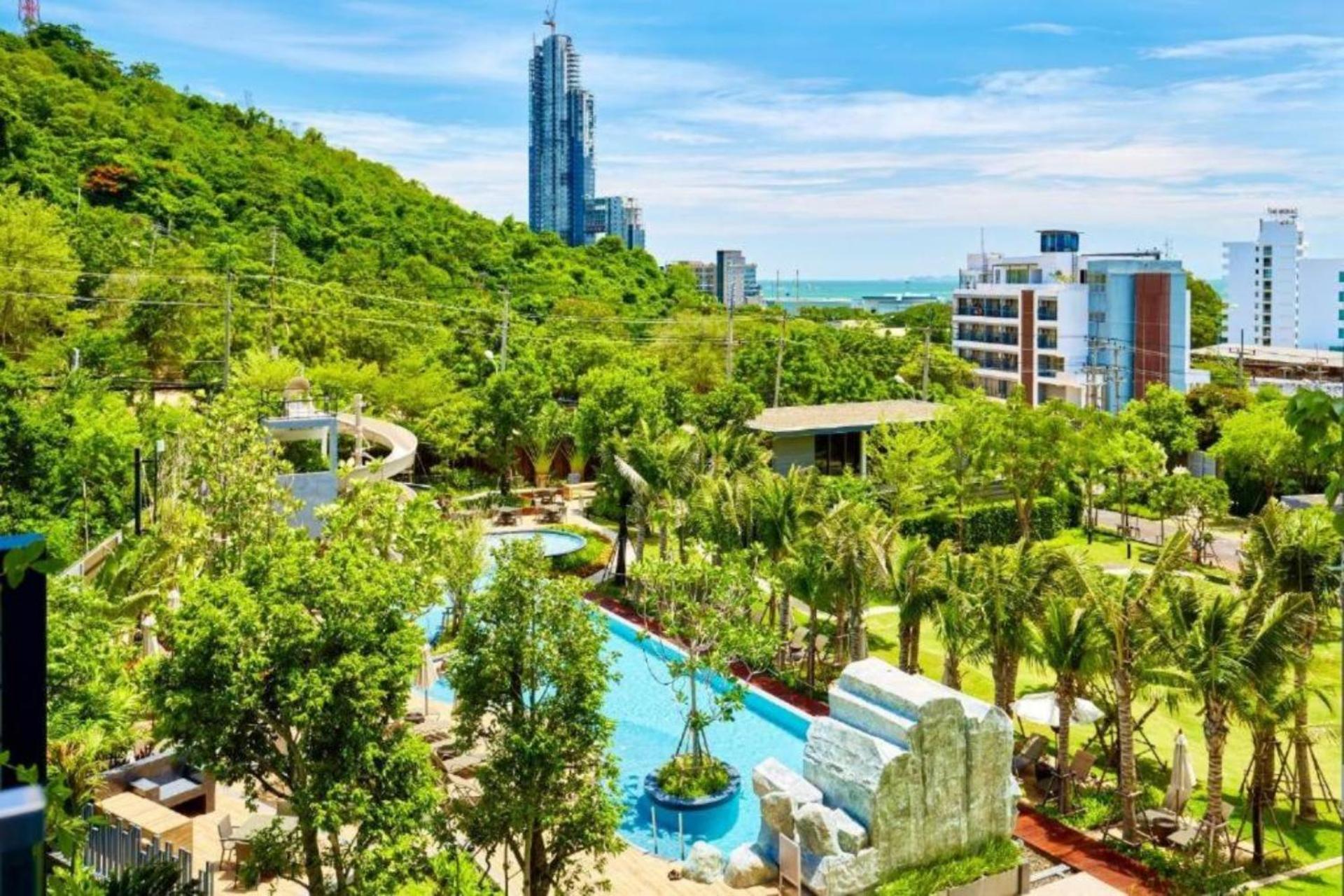 Walking Street Unixx Condo Beautiful Sea View Pattaya Exterior foto