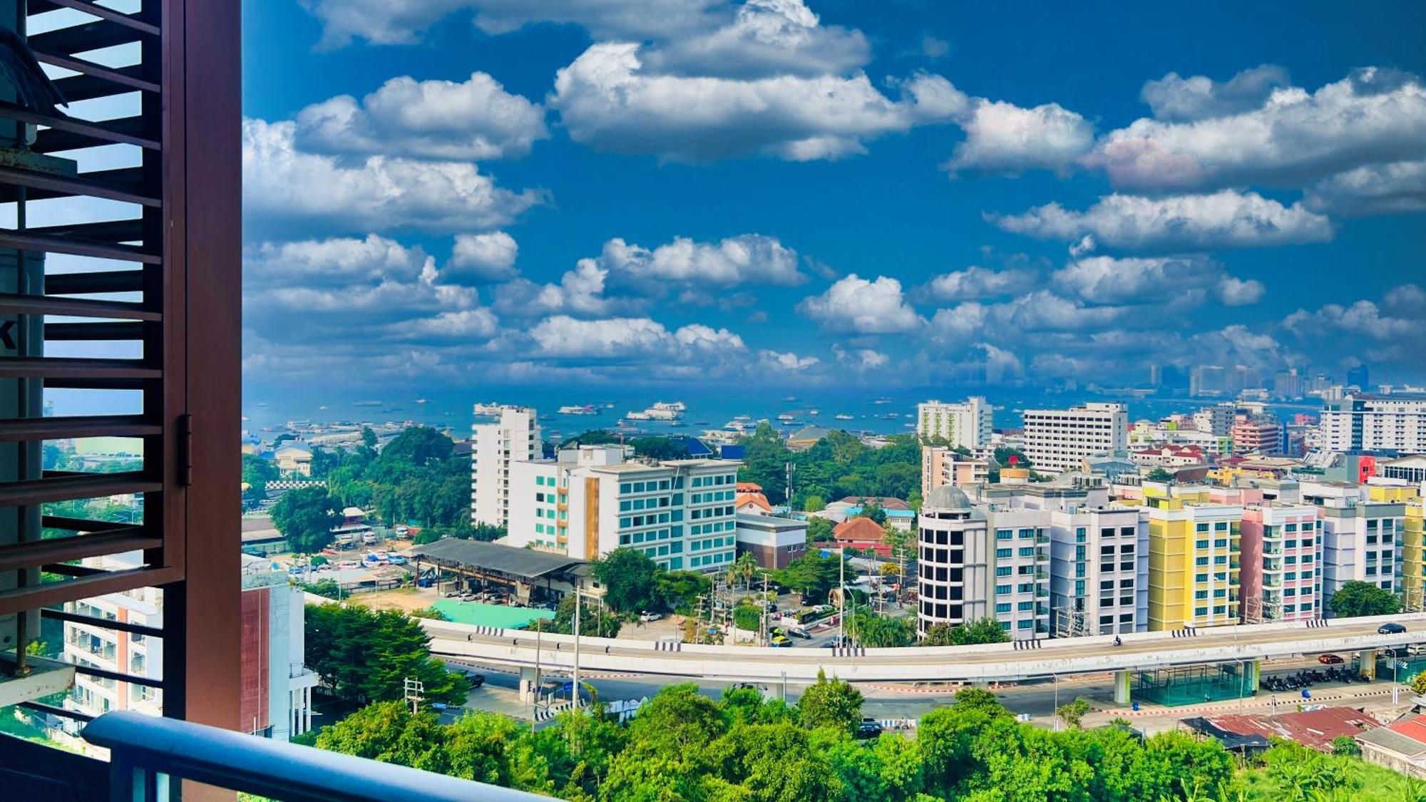 Walking Street Unixx Condo Beautiful Sea View Pattaya Exterior foto